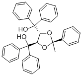 (+)-4,5-BIS[HYDROXY(DIPHENYL)METHYL]-2-METHYL-2-PHENYL-1,3-DIOXOLANE CAS#: 109306-21-0