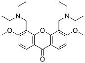 4,5-Bis[(diethylamino)methyl]-3,6-dimethoxy-9H-xanthen-9-one CAS#: 27526-48-3