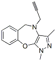 4,5-Dihydro-1,3-dimethyl-4-(2-propynyl)-1H-pyrazolo[3,4-b][1,4]benzoxazepine CAS#: 22086-98-2