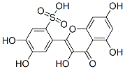 4,5-Dihydroxy-2-(3,5,7-trihydroxy-4-oxo-4H-1-benzopyran-2-yl)benzenesulfonic acid CAS#: 25001-18-7