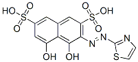 4,5-Dihydroxy-3-[(thiazol-2-yl)azo]-2,7-naphthalenedisulfonic acid CAS#: 28467-51-8