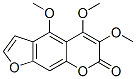 4,5,6-Trimethoxy-7H-furo[3,2-g][1]benzopyran-7-one CAS#: 18646-71-4