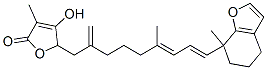 4,5,6,7-Tetrahydro-7-methyl-7-[4-methyl-8-methylene-9-(4-hydroxy-3-methyl-2,5-dihydro-2-oxofuran-5-yl)-1,3-nonadienyl]benzofuran CAS#: 103538-55-2