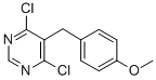 4,6-DICHLORO-5-(4-METHOXYBENZYL)PYRIMIDINE CAS#: 16016-00-5