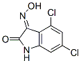 4,6-Dichloro-2,3-dihydro-3-(hydroxyimino)-1H-indol-2-one CAS#: 18711-19-8