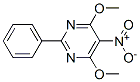 4,6-dimethoxy-5-nitro-2-phenylpyrimidine CAS#: 29939-35-3