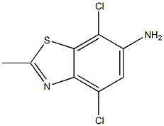 4,7-Dichloro-2-Methylbenzo[d]thiazol-6-aMine CAS#: 21325-10-0