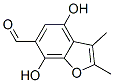 4,7-Dihydroxy-2,3-dimethyl-6-benzofurancarbaldehyde CAS#: 19665-71-5
