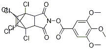 4,7-Methano-1H-isoindole-1,3(2H)-dione, 4,5,6,7,8,8-hexachloro-3a,4,7,7a-tetrahydro-2-[(3,4,5-triMethoxybenzoyl)oxy]- CAS#: 16626-20-3