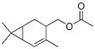 4,7,7-trimethylbicyclo[4.1.0]hept-4-en-3-ylmethyl acetate CAS#: 15103-33-0