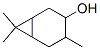 4,7,7-trimethylbicyclo[4.1.0]heptan-3-ol CAS#: 16725-98-7