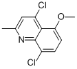 4,8-Dichloro-5-methoxy-2-methylquinoline CAS#: 1206-61-7