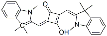 (4E)-3-hydroxy-2-[(Z)-(1,3,3-trimethylindol-2-ylidene)methyl]-4-[(1,3,3-trimethylindol-2-yl)methylidene]cyclobut-2-en-1-one CAS#: 14238-53-0