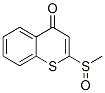 4H-1-Benzothiopyran-4-one, 2-(methylsulfinyl)- CAS#: 112519-51-4