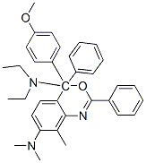 4H-3,1-Benzoxazin-7-amine, 4-4-(diethylamino)phenyl-4-(4-methoxyphenyl)-N,N,8-trimethyl-2-phenyl- CAS#: 113915-55-2