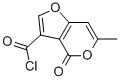 4H-Furo[3,2-c]pyran-3-carbonyl chloride, 6-methyl-4-oxo- (9CI) CAS#: 104270-66-8