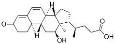 (4R)-4-[(8R,9S,10R,12S,13R,14S,17R)-12-hydroxy-10,13-dimethyl-3-oxo-1,2,8,9,11,12,14,15,16,17-decahydrocyclopenta[a]phenanthren-17-yl]pentanoic acid CAS#: 13535-96-1