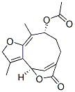 (4R,10R,11Z)-10-Acetoxy-4,8,9,10-tetrahydro-3,11-dimethyl-6H-4,7-methenofuro[3,2-c]oxacycloundecin-6-one CAS#: 13657-60-8