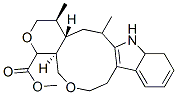 (4S,4aS,15aS)-4,4a,5,6,7,8,13,14,15,15a-Decahydro-4,6-dimethyl-14-oxopyrano[4',3':8,9]azecino[5,4-b]indole-1-carboxylic acid methyl ester CAS#: 2447-72-5