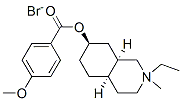 [(4aR,7R,8aR)-2-ethyl-2-methyl-3,4,4a,5,6,7,8,8a-octahydro-1H-isoquinolin-7-yl] 4-methoxybenzoate bromide CAS#: 28798-16-5