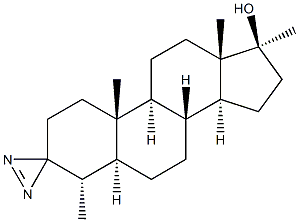 (4alpha,5alpha,17beta)-4,17-Dimethylspiro[androstane-3,3'-[3H]diazirin]-17-ol CAS#: 2398-56-3