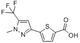 5-(1-METHYL-5-(TRIFLUOROMETHYL)-1H-PYRAZOL-3-YL)THIOPHENE-2-CARBOXYLIC ACID CAS#: 223499-20-5