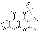 5-[(1,1-Dimethyl-2-propenyl)oxy]-4,6-dimethoxy-7H-furo[3,2-g][1]benzopyran-7-one CAS#: 28988-27-4