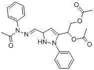 [[5-(1,2-Dihydroxyethyl)-1-phenylpyrazol-3-yl]methylene]phenylhydrazide diacetate acetic acid CAS#: 103405-38-5