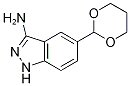 5-(1,3-Dioxan-2-yl)-1H-indazol-3-amine CAS#: 218301-24-7