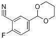 5-(1,3-Dioxan-2-yl)-2-fluorobenzonitrile CAS#: 218301-23-6