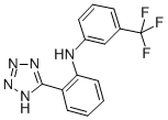 5-[2-[3-(Trifluoromethyl)anilino]phenyl]-1H-tetrazole CAS#: 13481-63-5