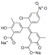 5-[(2-Chloro-4-nitrophenyl)[3-methyl-4-oxo-5-(sodiooxycarbonyl)-2,5-cyclohexadien-1-ylidene]methyl]-2-hydroxy-3-methylbenzoic acid sodium salt CAS#: 10143-02-9