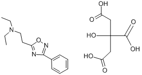 5-[2-(DIETHYLAMINO)ETHYL]-3-PHENYL-1,2,4-OXADIAZOLE CITRATE SALT CAS#: 1949-20-8
