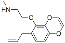5-[2-(Methylamino)ethoxy]-6-allyl-1,4-benzodioxin CAS#: 10312-87-5