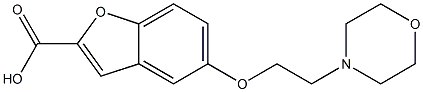 5-(2-Morpholin-4-yl-ethyloxy)benzofuran-2-carboxylic acid CAS#: 251457-12-2