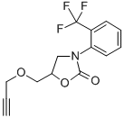 5-[(2-Propynyloxy)methyl]-3-[2-(trifluoromethyl)phenyl]-2-oxazolidinone CAS#: 23598-61-0