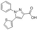 5-(2-THIENYL)-1-PHENYL-1H-PYRAZOLE-3-CARBOXYLIC ACID CAS#: 220192-02-9