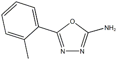 5-(2-methylphenyl)-1,3,4-oxadiazol-2-amine CAS#: 1750-78-3