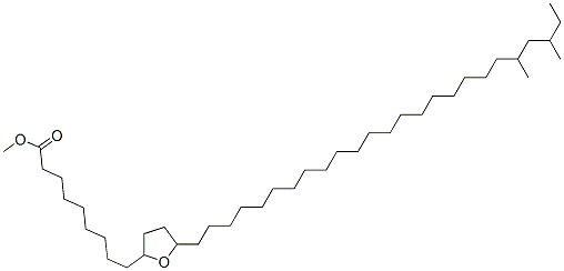 5-(21,23-Dimethylpentacosyl)tetrahydro-2-furannonanoic acid methyl ester CAS#: 18082-13-8