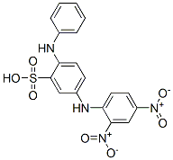 5-[(2,4-dinitrophenyl)amino]-2-anilinobenzenesulphonic acid CAS#: 15347-52-1