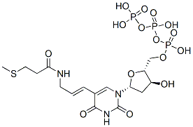 5-(3-((3-(methylthio)propionyl)amino)-1-propenyl)-2'-deoxyuridine-5'-triphosphate CAS#: 106542-91-0