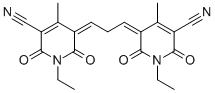 5-[3-(5-cyano-1-ethyl-1,6-dihydro-2-hydroxy-4-methyl-6-oxo-3-pyridyl)allylidene]-1-ethyl-1,2,5,6-tetrahydro-4-methylnicotinonitrile CAS#: 28172-08-9