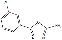 5-(3-CHLOROPHENYL)-1,3,4-OXADIAZOL-2-AMINE CAS#: 1673-45-6