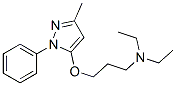 5-[3-(Diethylamino)propoxy]-3-methyl-1-phenyl-1H-pyrazole CAS#: 15083-54-2