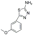5-(3-METHOXY-PHENYL)-[1,3,4]THIADIAZOL-2-YLAMINE CAS#: 247109-15-5