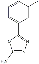 5-(3-methylphenyl)-1,3,4-oxadiazol-2-amine(SALTDATA: FREE) CAS#: 109060-64-2