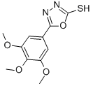 5-(3,4,5-TRIMETHOXY-PHENYL)-[1,3,4]OXADIAZOLE-2-THIOL CAS#: 23269-92-3