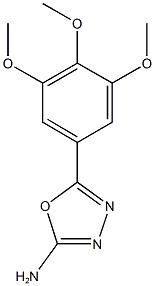 5-(3,4,5-trimethoxyphenyl)-1,3,4-oxadiazol-2-amine CAS#: 1673-43-4