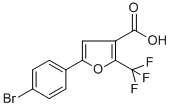 5-(4-BROMOPHENYL)-2-(TRIFLUOROMETHYL)-3-FUROIC ACID CAS#: 229957-02-2
