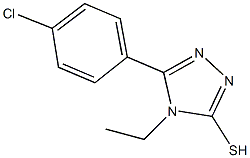 5-(4-CHLORO-PHENYL)-4-ETHYL-4H-[1,2,4]TRIAZOLE-3-THIOL CAS#: 26131-64-6
